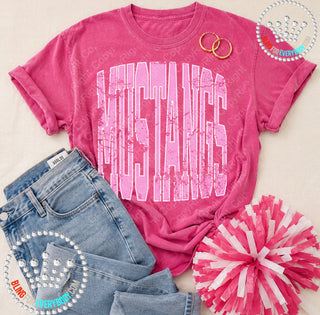 Mustangs Pink Out Tee