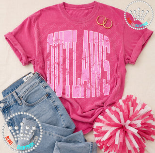 Outlaws Pink Out Tee