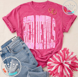 Red Devils Pink Out Tee