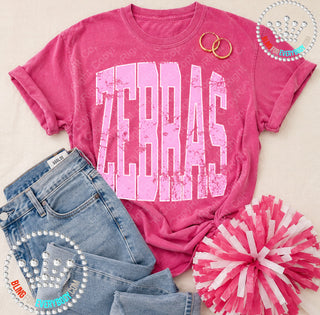 Zebras Pink Out Tee