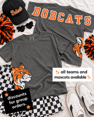 BIG BOBCAT Bobcats Oversize Print with Back Shoulder Span