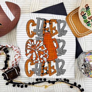 Cheer Stacked Burnt Orange