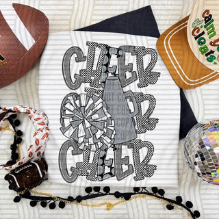 Cheer Stacked Grey