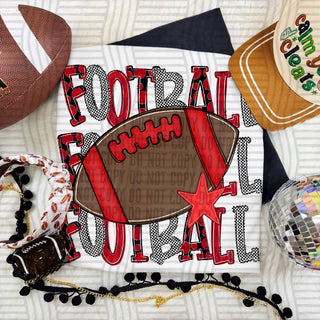 Football Triple Stacked Cherry