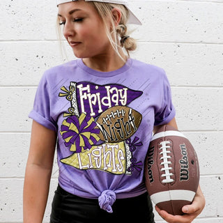 Friday Night Lights Purple and Old Gold