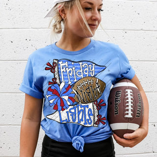 Friday Night Lights Blue and Red