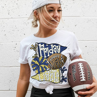 Friday Night Lights Navy and Gold