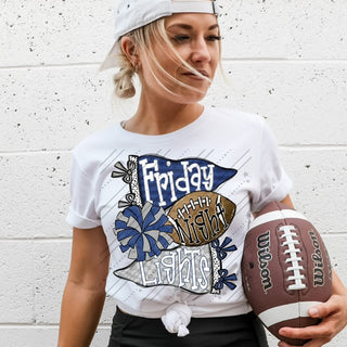 Friday Night Lights Navy and Silver