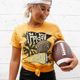 Friday Night Lights Black and Gold