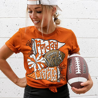 Friday Night Lights Orange and White