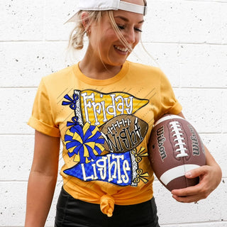 Friday Night Lights Blue and Gold
