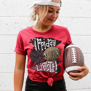 Friday Night Lights Black and Maroon