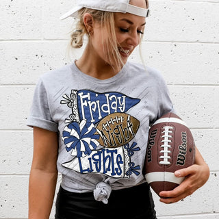 Friday Night Lights Navy and White