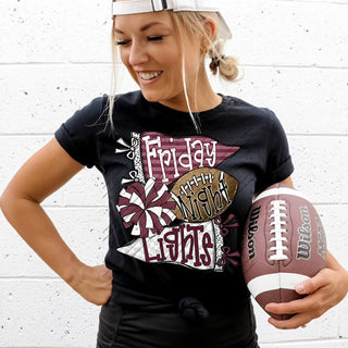 Friday Night Lights Maroon and White