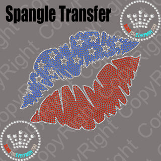 American Kiss Spangle Transfer #5082