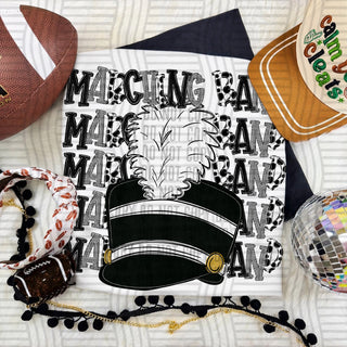 Marching Band Stacked Black