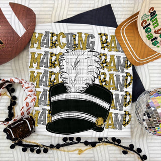 Marching Band Stacked Gold