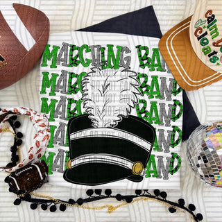 Marching Band Stacked Green