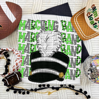Marching Band Stacked Lime