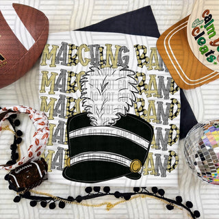 Marching Band Stacked Light Gold