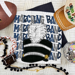 Marching Band Stacked Navy