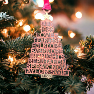 ERAS Laser Cut Wood Ornament