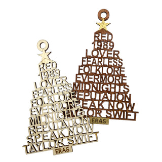 ERAS Laser Cut Wood Ornament