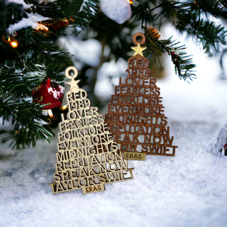 ERAS Laser Cut Wood Ornament
