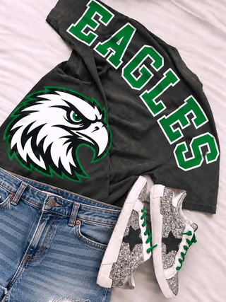 Tatum Eagles Oversize Print with Back Shoulder Span