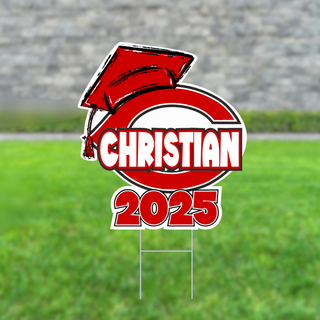 Carthage Graduation CUSTOM Yard Sign #30130